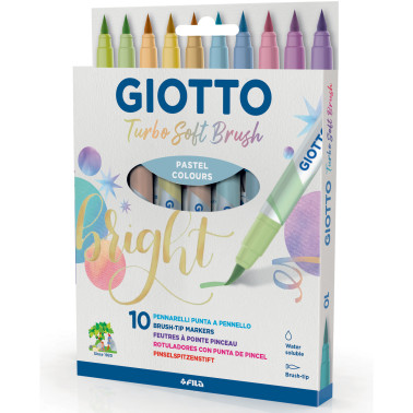 PASTELLI GIOTTO TURBO SOFT BRUSH PASTEL X 10 PZ.